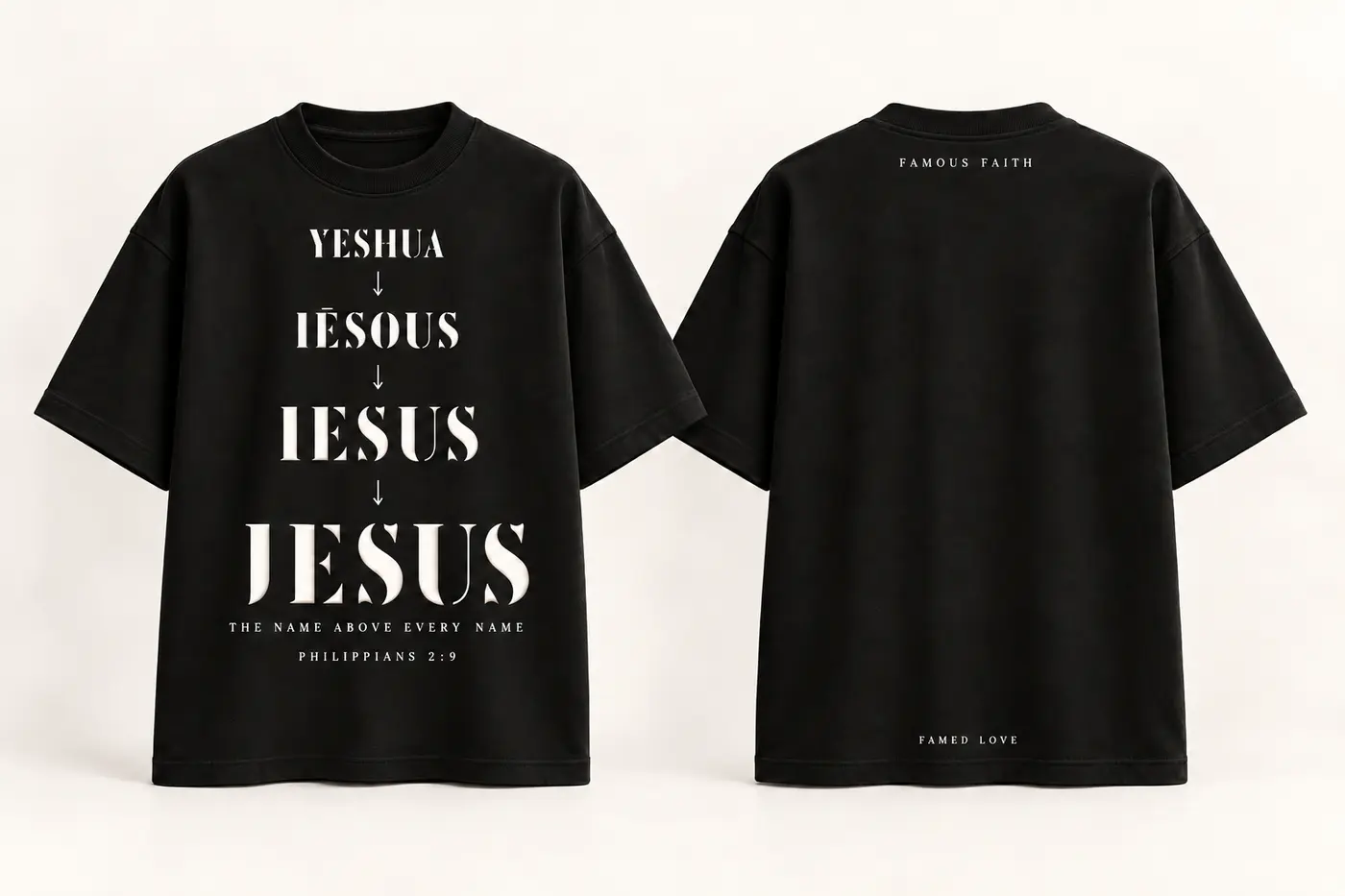 Yeshua to Jesus Name Path Hero Tee