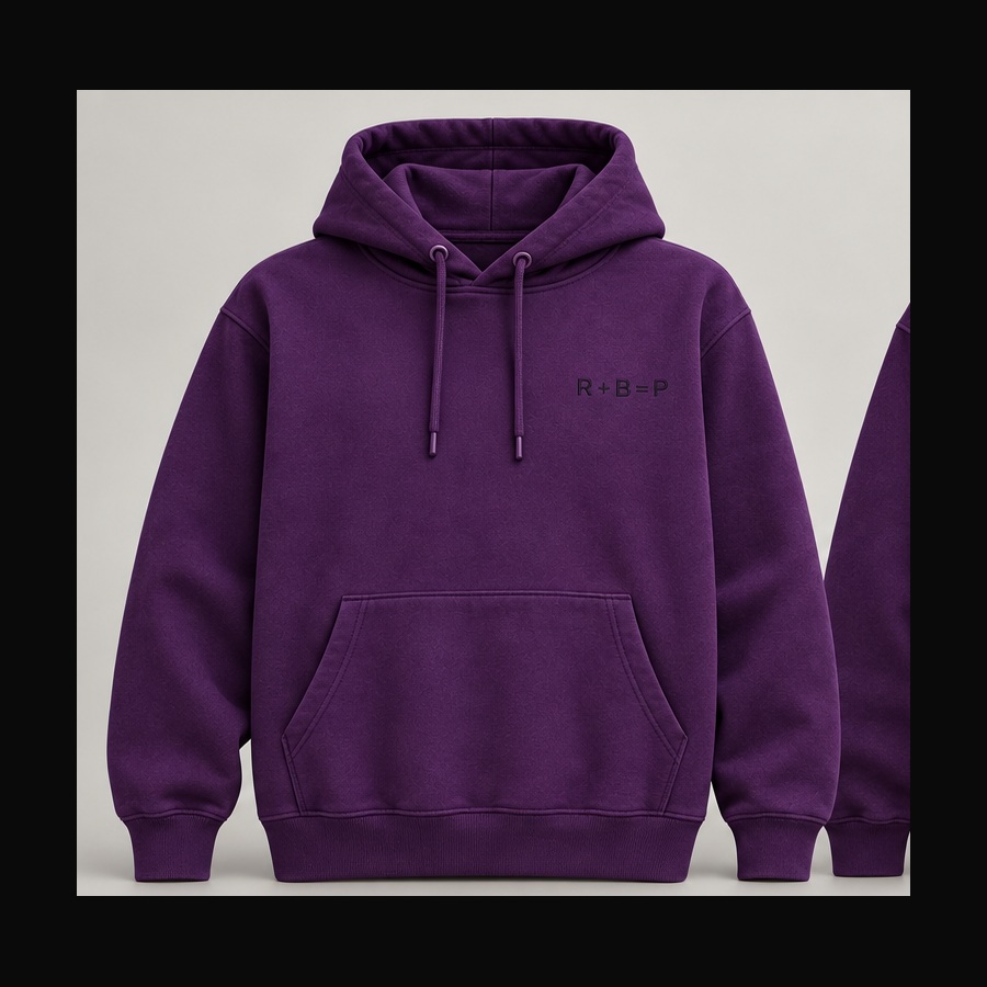 R plus B equals P Unity Hoodie